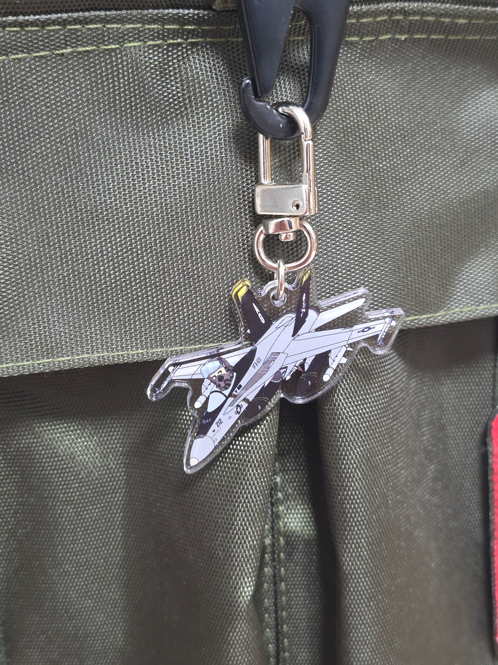 Fighter Jet Acrylic Keychain (USAF / USN)
