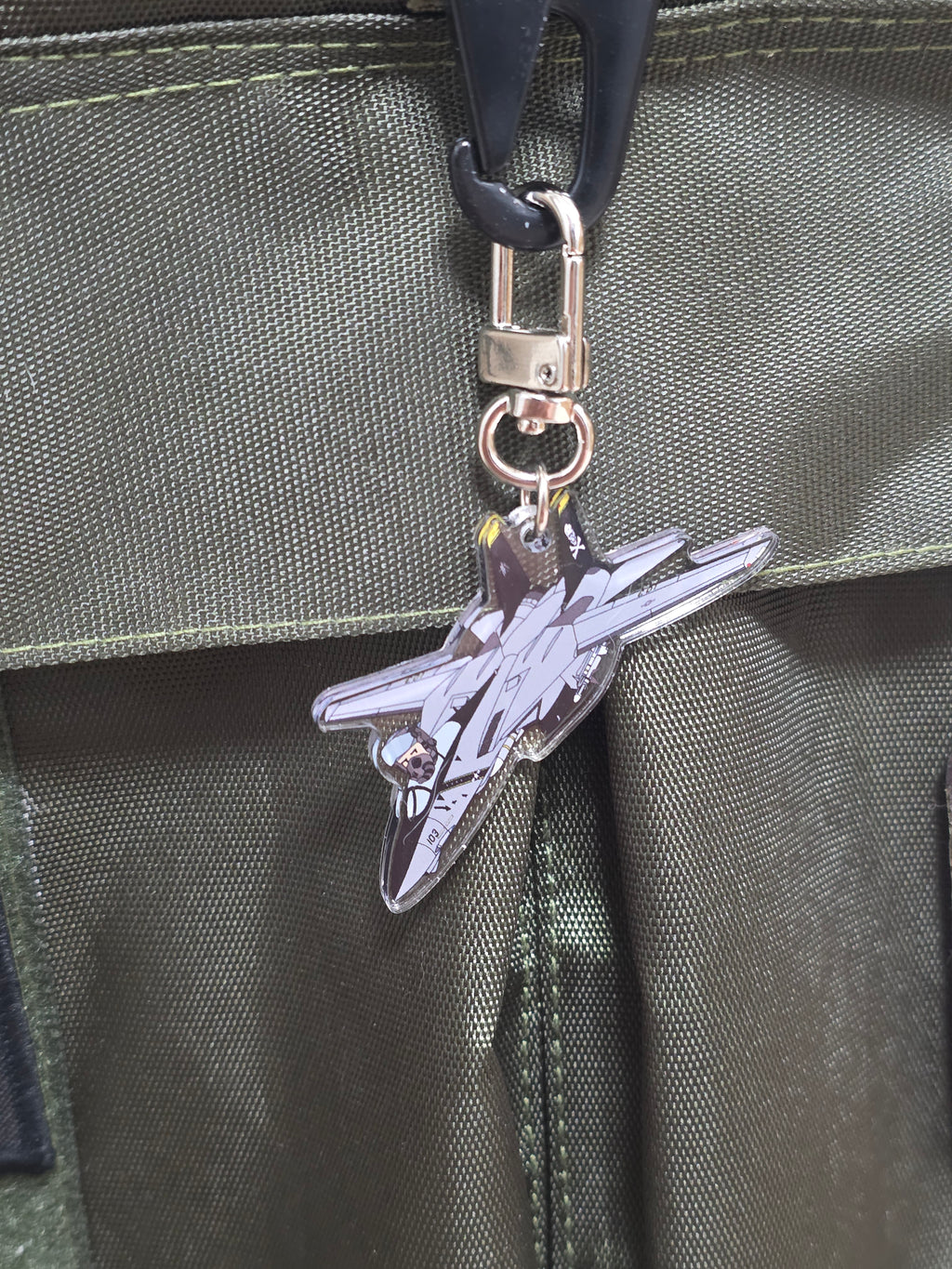 Fighter Jet Acrylic Keychain (USAF / USN)
