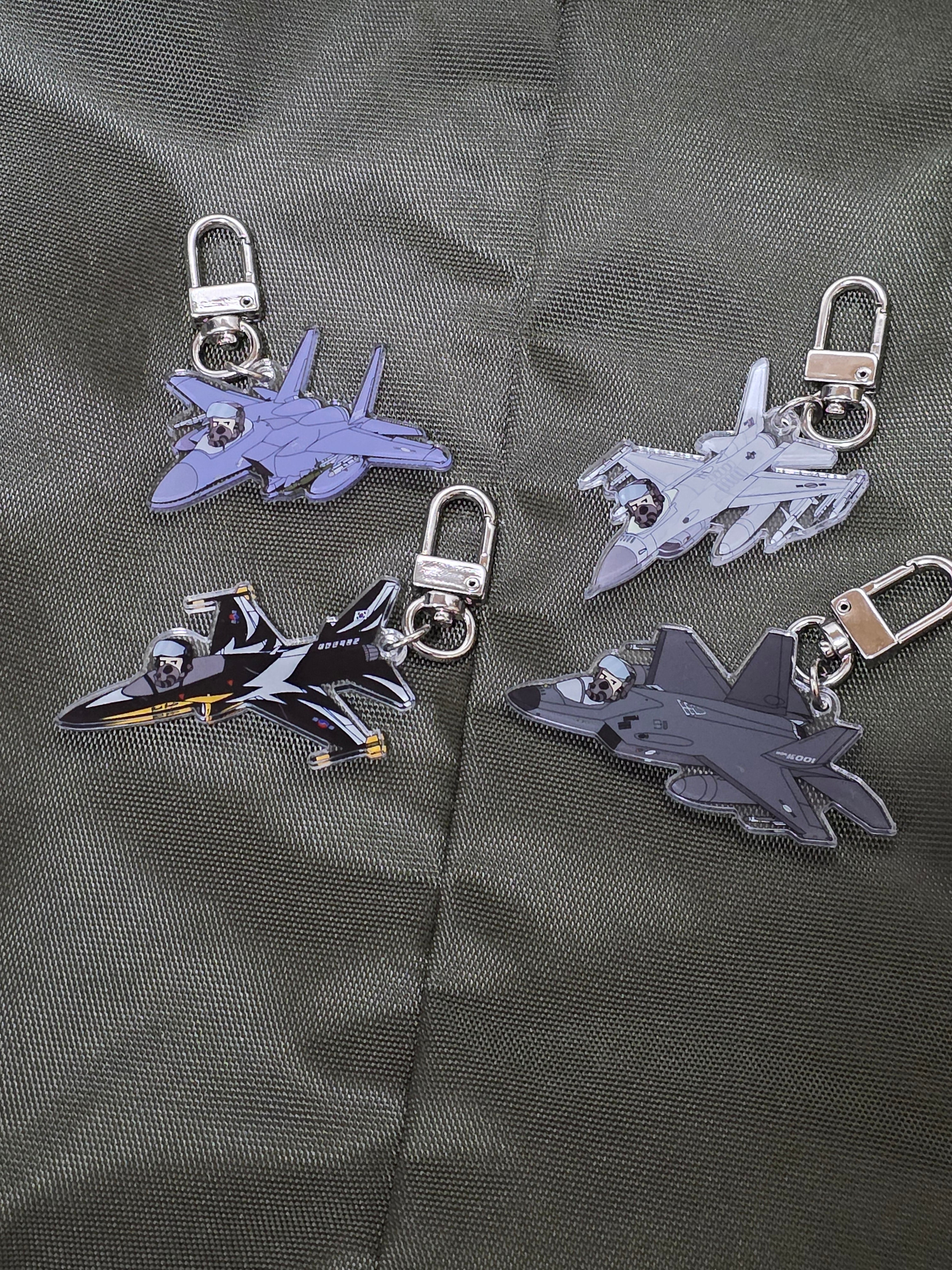 Fighter Jet Acrylic Keychain (Republic of Korea Air Force)