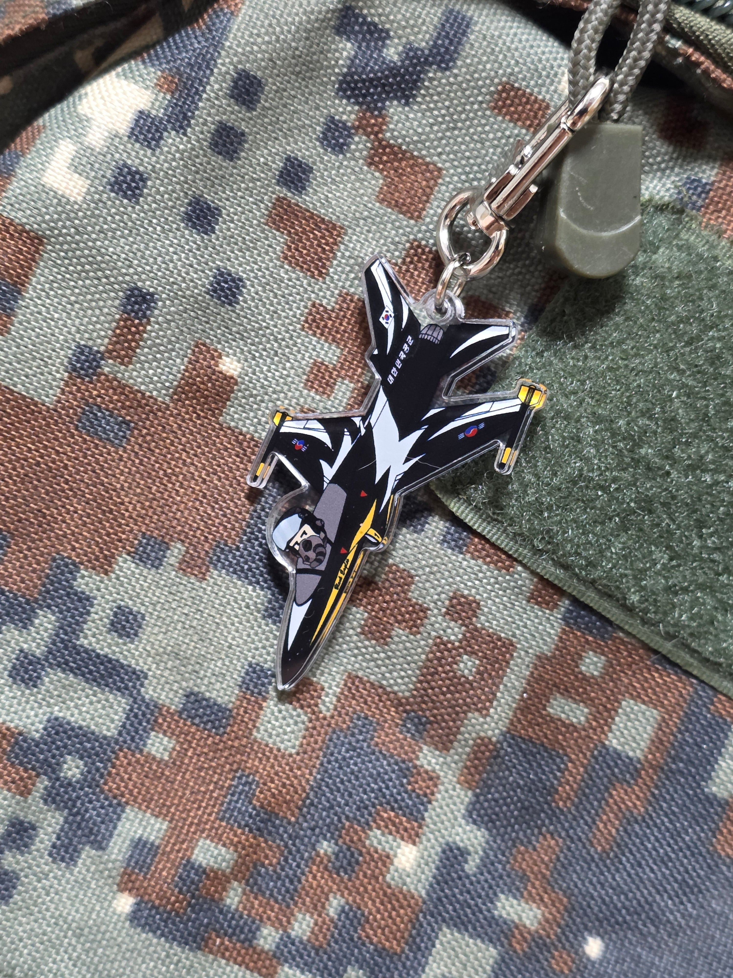 Fighter Jet Acrylic Keychain (Republic of Korea Air Force)