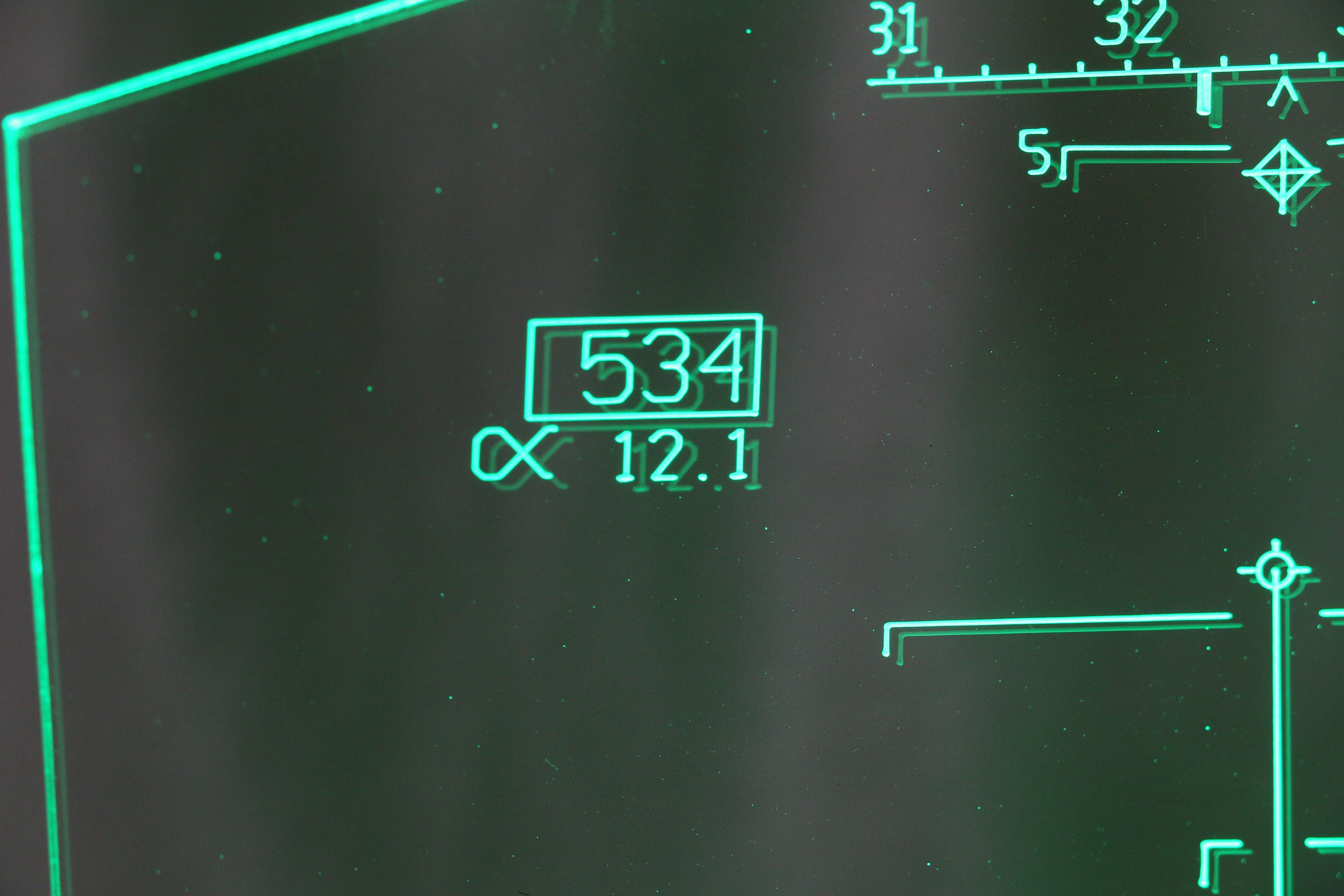 Fighter Jet HUD LED Acrylic Night Light (F-15E & F-16C)