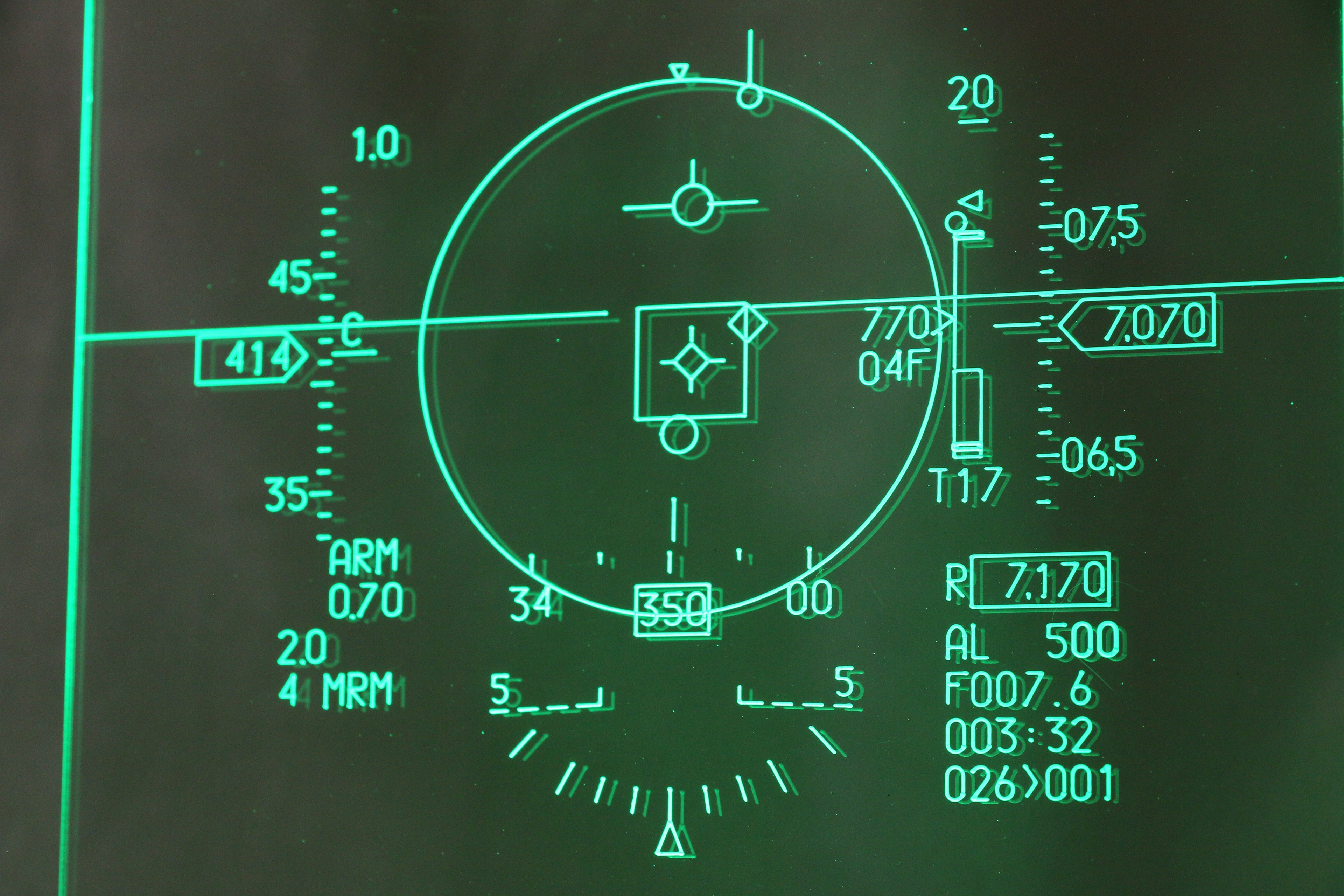 Fighter Jet HUD LED Acrylic Night Light (F-15E & F-16C)